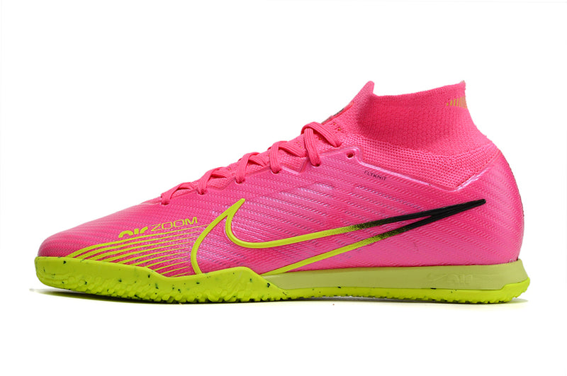 Chuteira Nike Air Zoom Mercurial Superfly 9 Elite Futsal Rosa