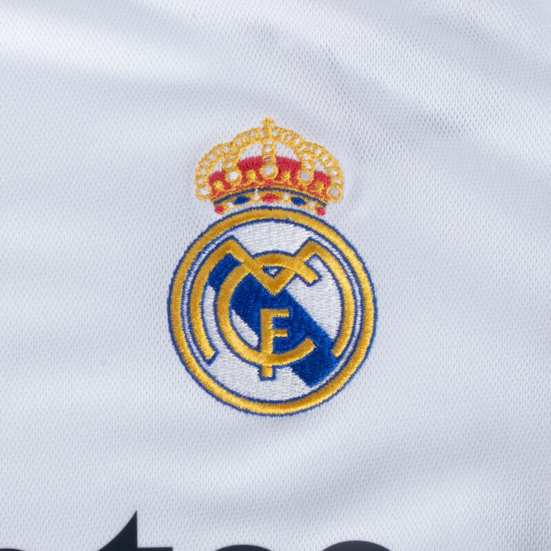 Camisa Real Madrid Home Patch UEFA Foundation,14 UCL  2023-2024