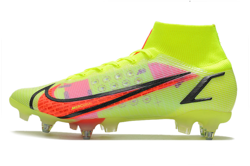 Chuteira Nike Mercurial Superfly VIII Elite SG Anti Clog Verde