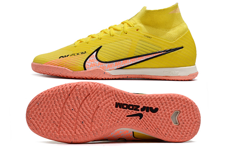 Chuteira Futsal Nike Air Zoom Mercurial Superfly 9 Elite Amarelo