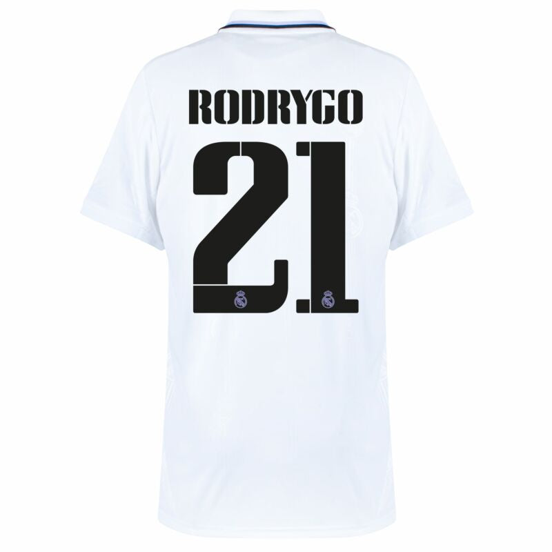 Camisa Real Madrid Home Rodrygo n° 21 2022-2023