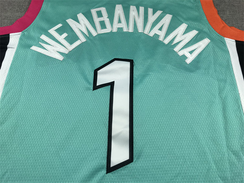 Regata NBA San Antonio Spurs (Azul) - Victor  WEMBANYAMA