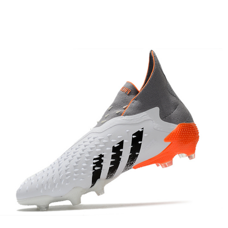 Chuteira Campo Adidas Predator Freak+  Branco/Laranja