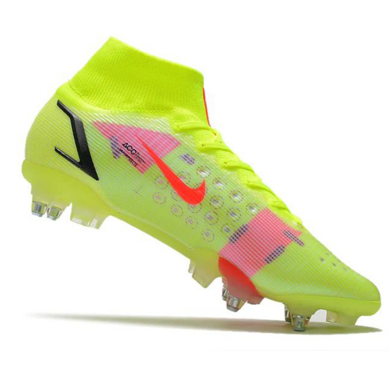 Chuteira Nike Mercurial Superfly VIII Elite SG Anti Clog Verde