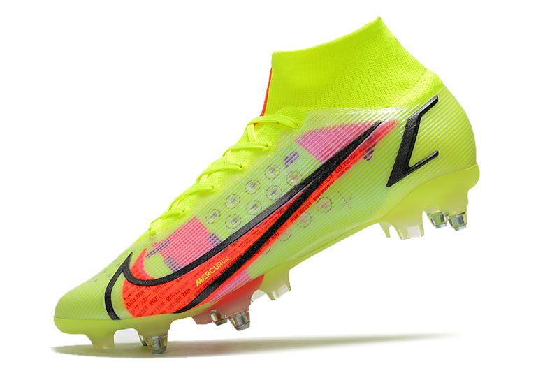 Chuteira Nike Mercurial Superfly VIII Elite SG Anti Clog Verde