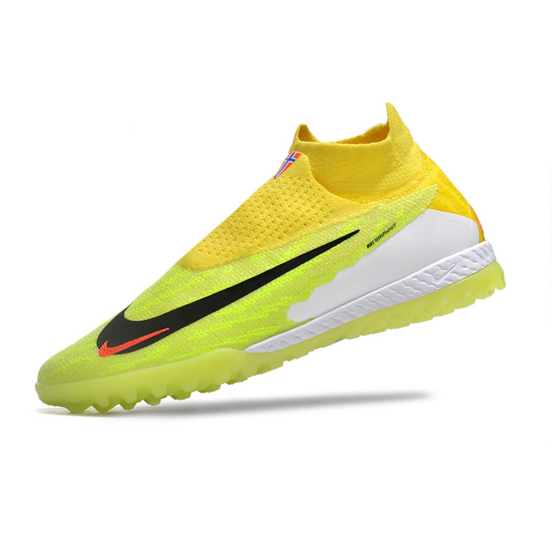 Chuteira Nike Phantom GX Pro Society Erling Haaland cano alto