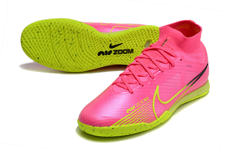 Chuteira Nike Air Zoom Mercurial Superfly 9 Elite Futsal Rosa