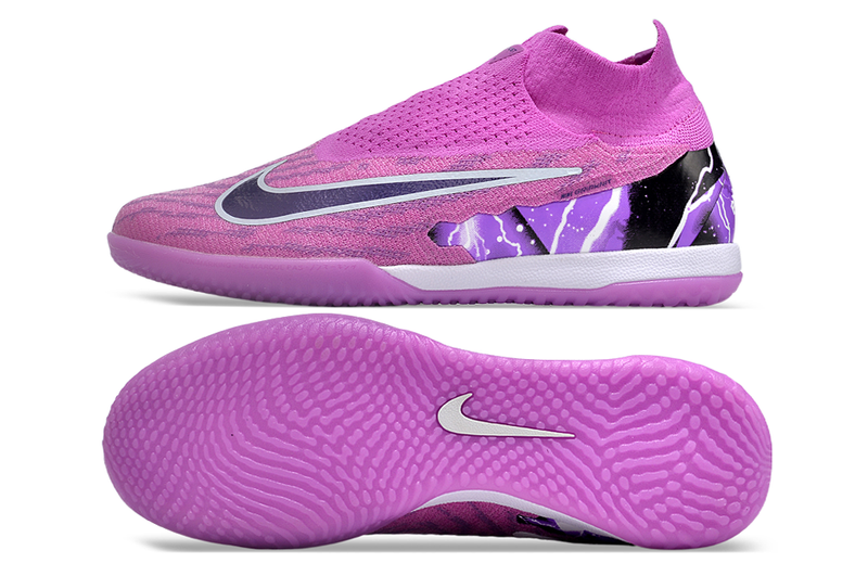 Chuteira Nike Phantom GX DF Elite Thunder Pack Futsal - Roxo