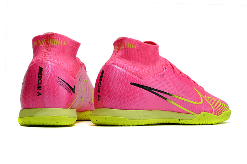 Chuteira Nike Air Zoom Mercurial Superfly 9 Elite Futsal Rosa