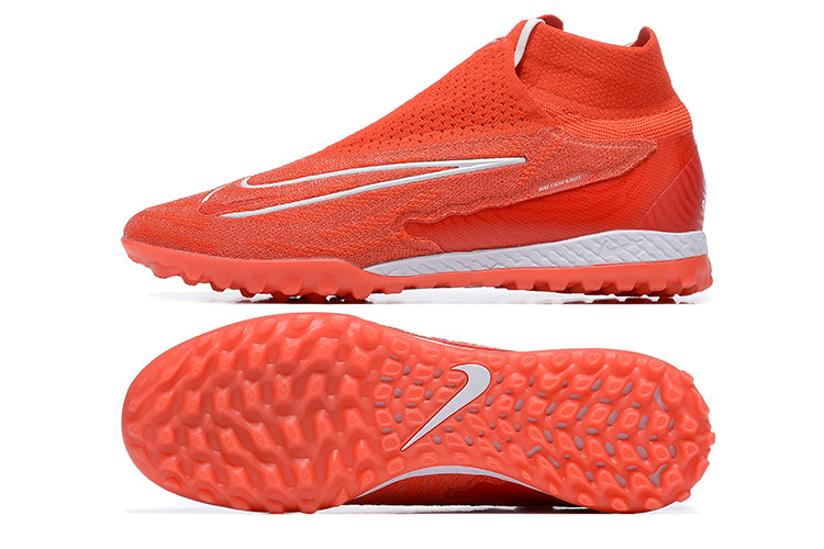 Chuteira Nike Phantom GX Pro Society Vermelho cano alto