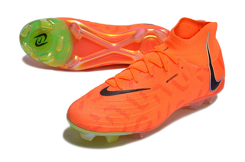 Chuteira de Campo NIKE Phantom Luna elite FG Laranja/Verde