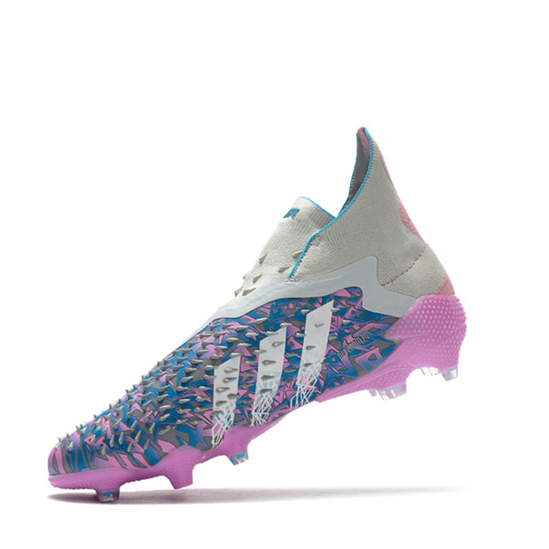 Chuteira Campo Adidas Predator Freak+  Rosa/Azul