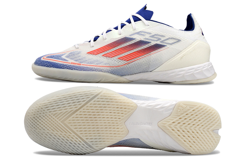 Chuteira Futsal Adidas F50 Pro IC Advancement Branca/Azul