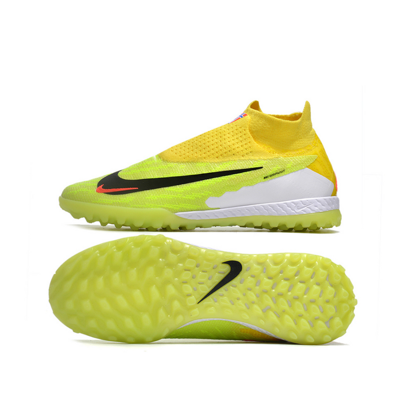 Chuteira Nike Phantom GX Pro Society Erling Haaland cano alto