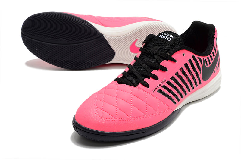 Chuteira Nike Lunar Gato II Futsal Rosa