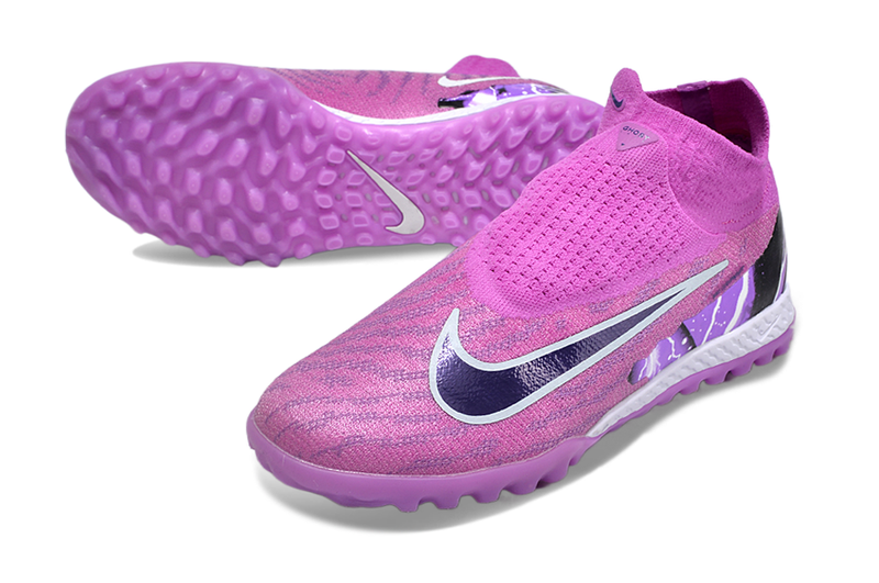 Chuteira Nike Phantom GX Pro Society Roxo cano alto