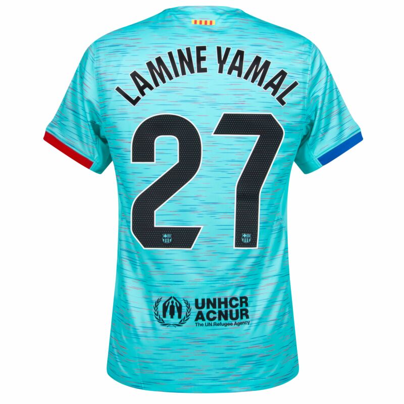 Camisa Barcelona 3rd Lamine Yamal n° 27 2023-2024