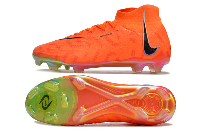 Chuteira de Campo NIKE Phantom Luna elite FG Laranja/Verde