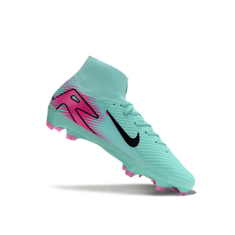 Chuteira Campo Nike Air Zoom Mercurial Superfly 16 Elite Azul/Rosa