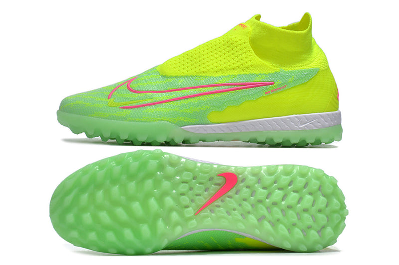 Chuteira Nike Phantom GX Pro Society Verde cano alto