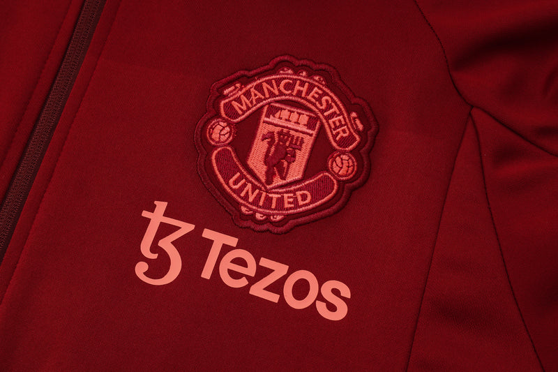 Conjunto Agasalho treino Manchester United 23/24