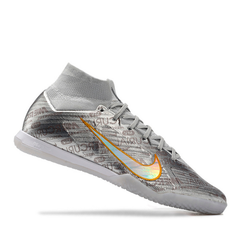 Chuteira Nike Air Zoom Mercurial Superfly 9 Elite Futsal Prata