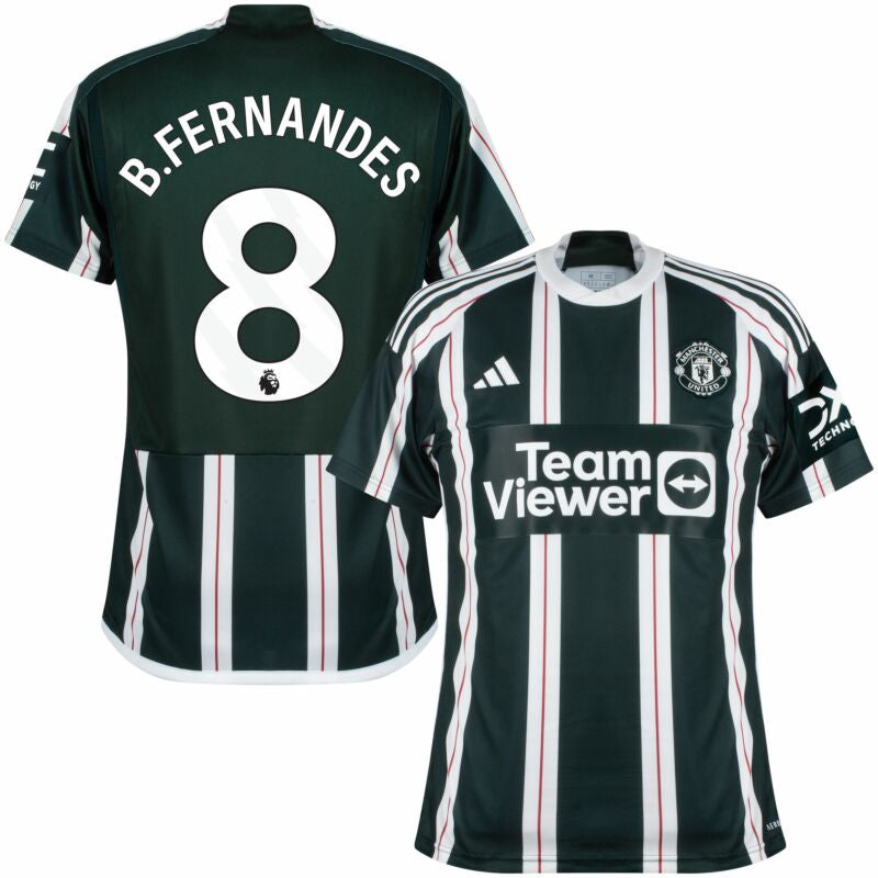 Camisa Manchester United Away B.Fernandes n° 8 2023-2024 (impressão oficial)