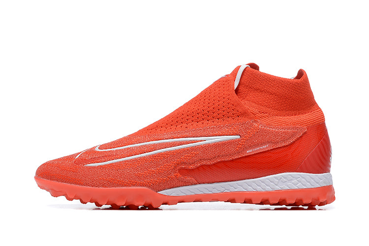 Chuteira Nike Phantom GX Pro Society Vermelho cano alto