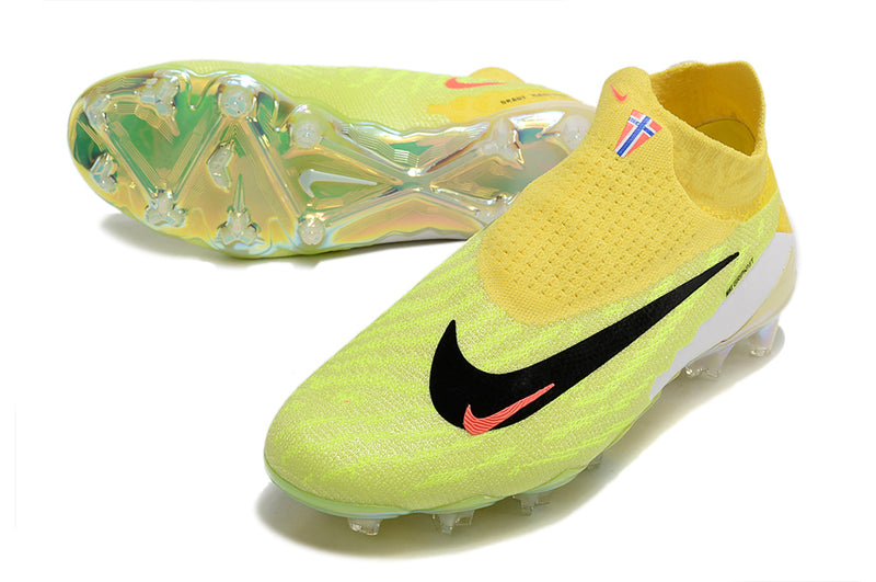 Chuteira Nike Phantom GX FG Erling Haaland Cano Alto