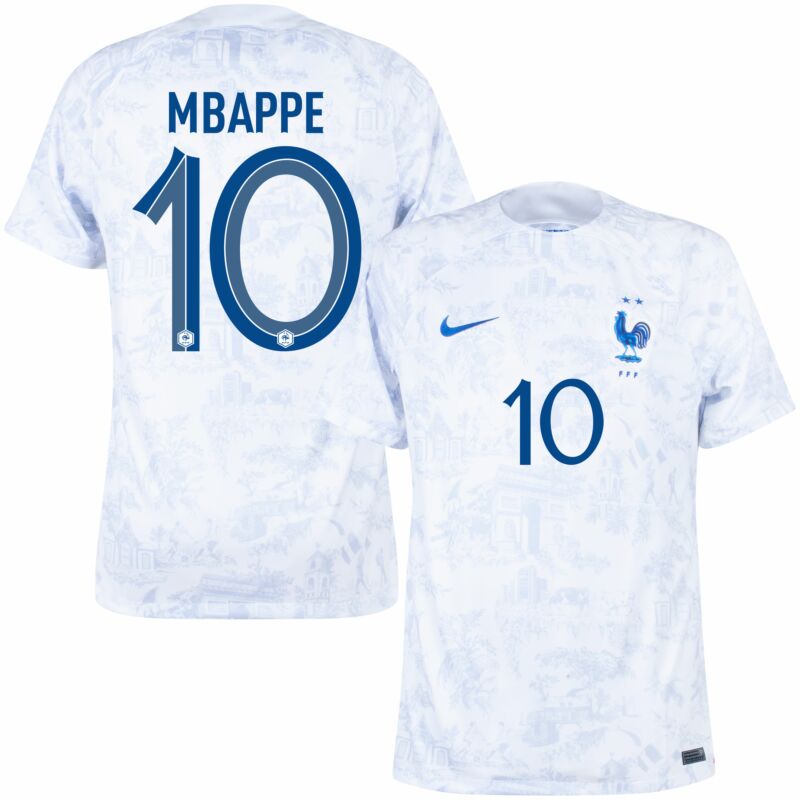 Camisa França Away Mbappe n° 10 2022-2023