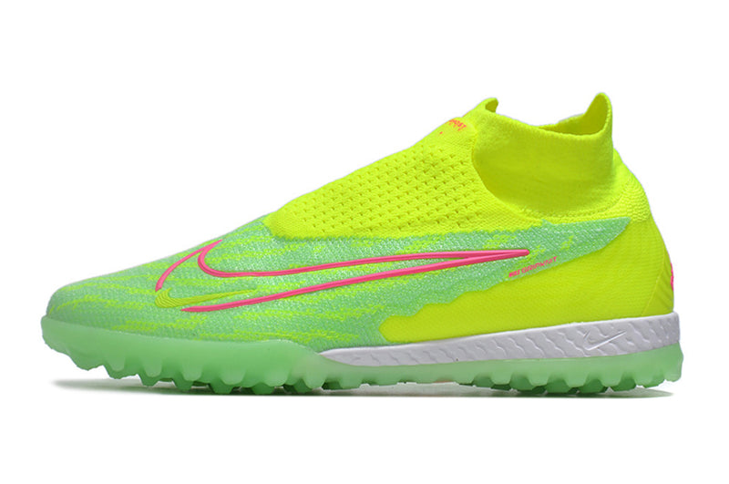 Chuteira Nike Phantom GX Pro Society Verde cano alto