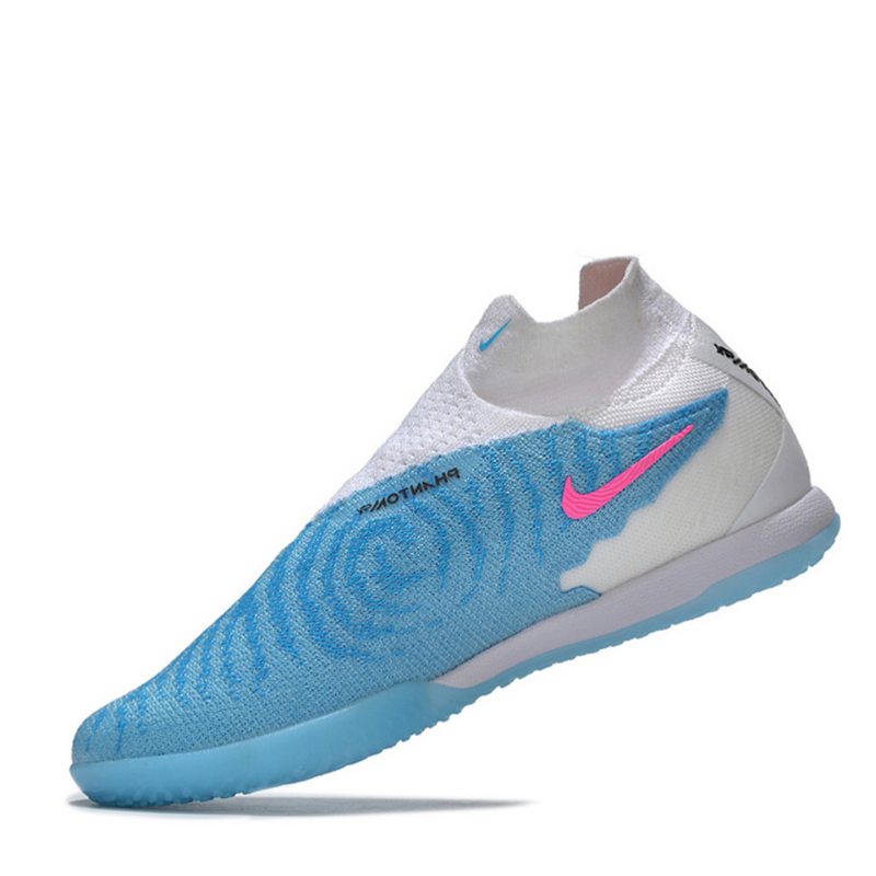 Chuteira Nike Phantom GX DF Elite Blast Pack Futsal - Azul e Branco