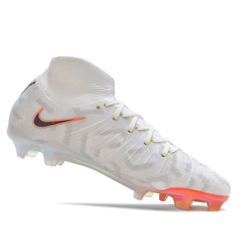 Chuteira de Campo NIKE Phantom Luna Elite FG Branco/Laranja