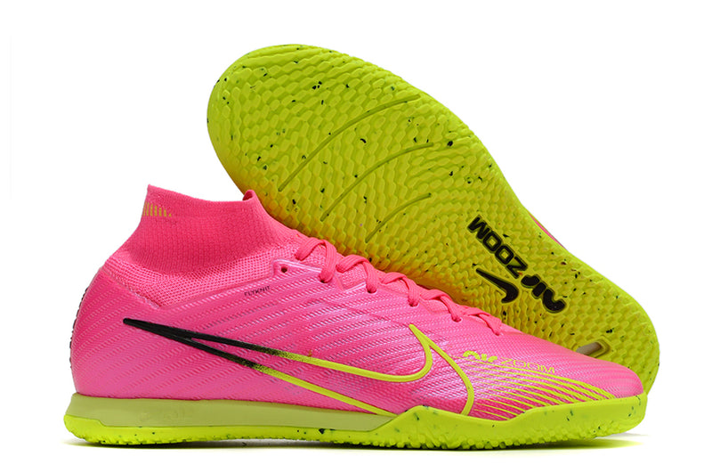 Chuteira Nike Air Zoom Mercurial Superfly 9 Elite Futsal Rosa