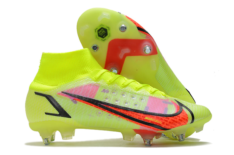 Chuteira Nike Mercurial Superfly VIII Elite SG Anti Clog Verde