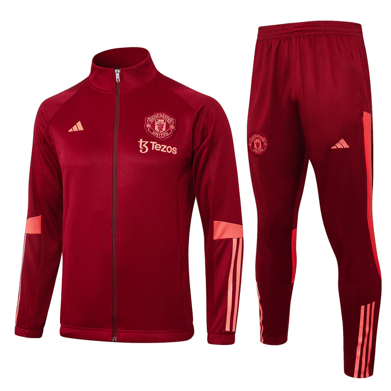 Conjunto Agasalho treino Manchester United 23/24