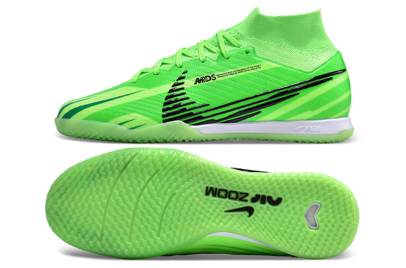 Chuteira de Futsal Nike Air Zoom Mercurial Superfly 9 Elite - Verde + Brinde