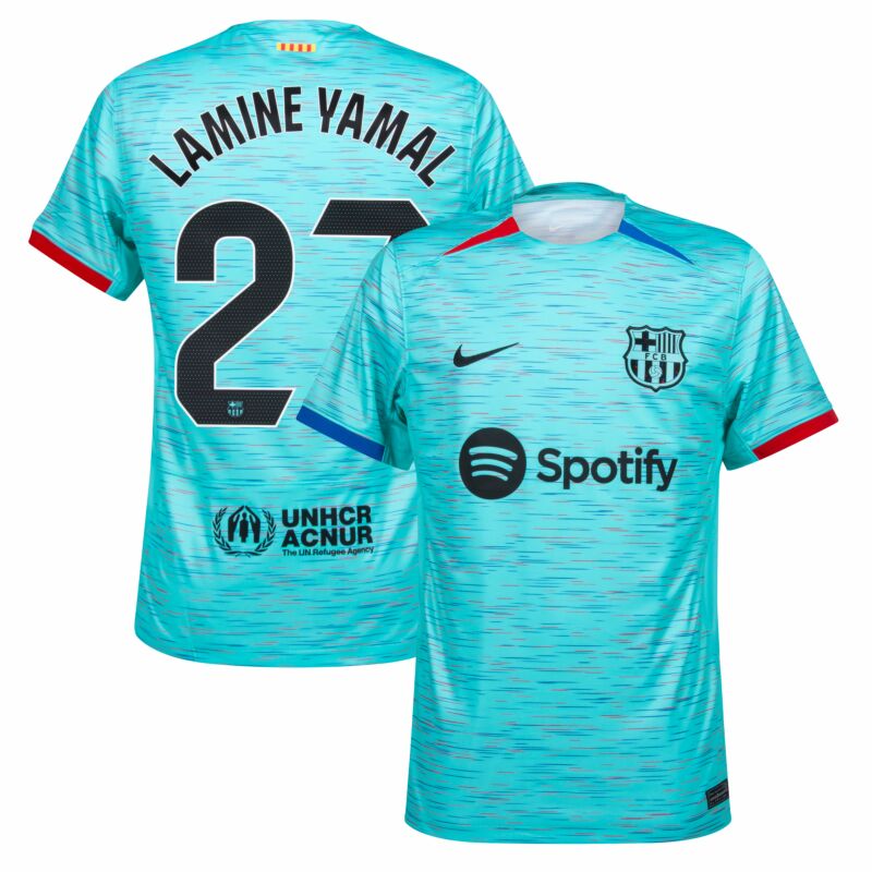 Camisa Barcelona 3rd Lamine Yamal n° 27 2023-2024