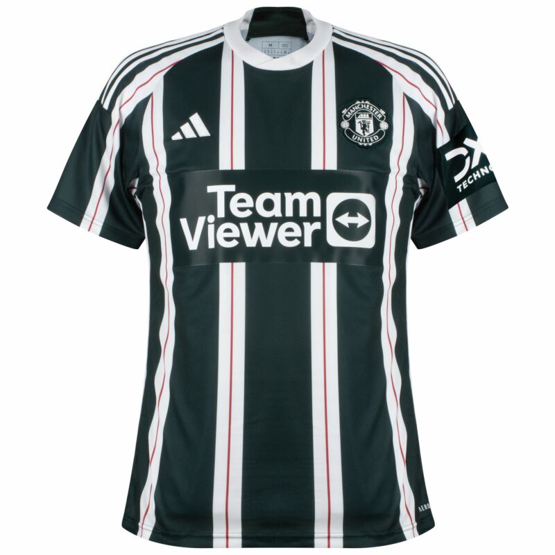 Camisa Manchester United Away Garnacho n° 17 2023-2024 (impressão oficial)