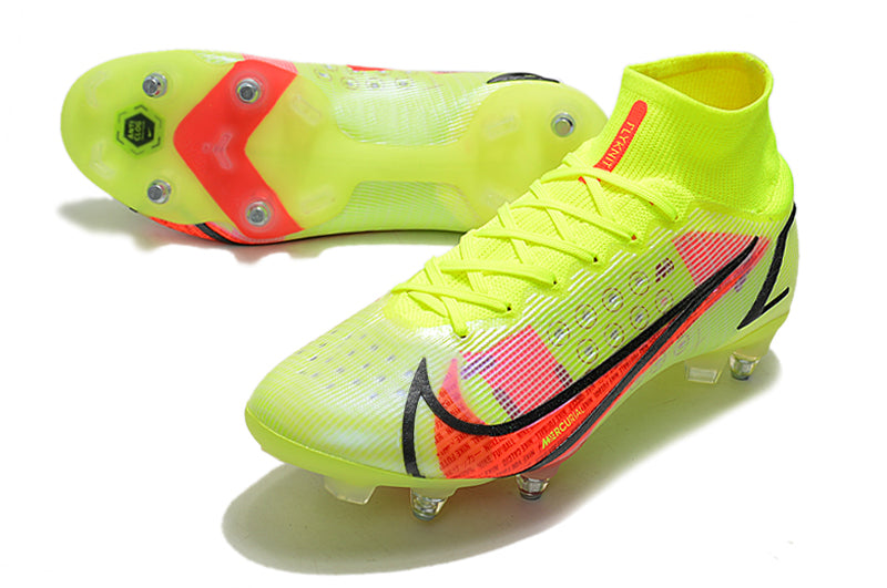 Chuteira Nike Mercurial Superfly VIII Elite SG Anti Clog Verde