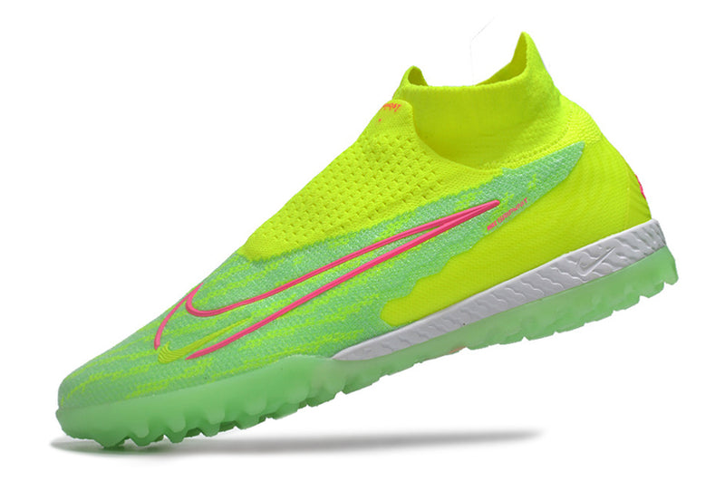 Chuteira Nike Phantom GX Pro Society Verde cano alto