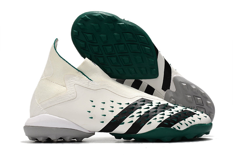 Chuteira Society Adidas Predator Freak+ Verde Água