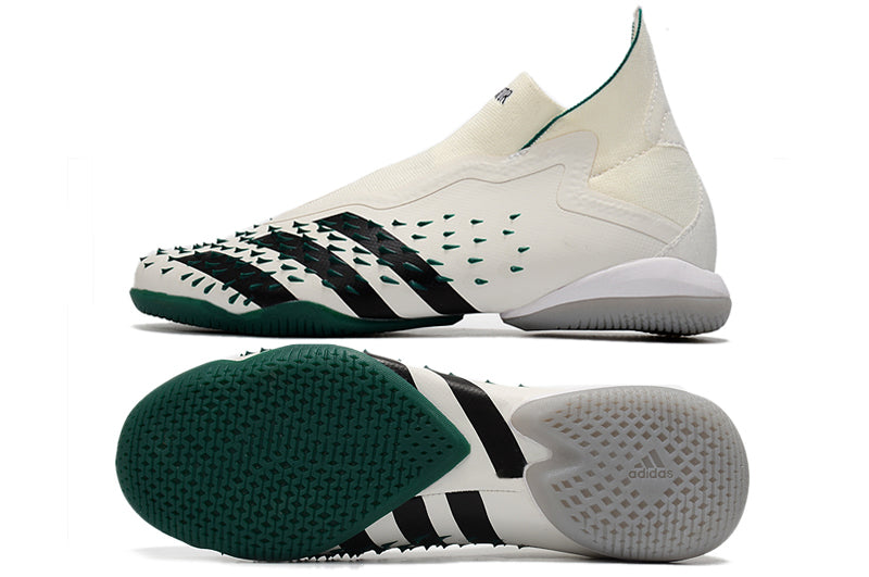 Chuteira Futsal Adidas Predator Freak+ Branco/Verde