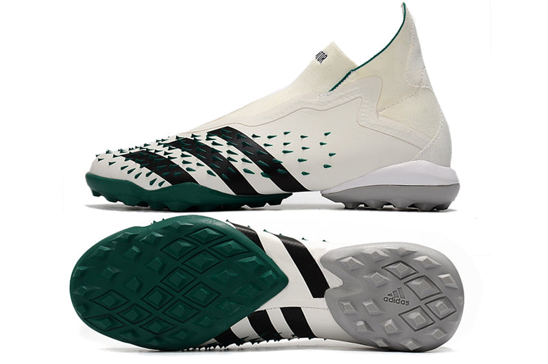 Chuteira Society Adidas Predator Freak+ Verde Água