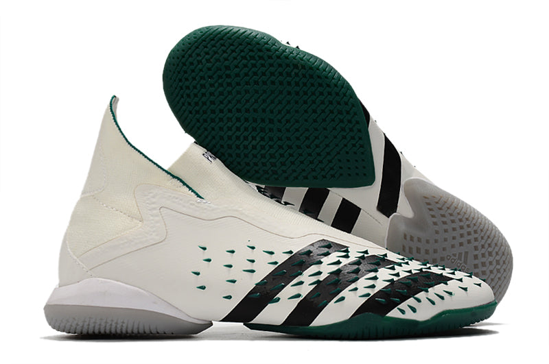 Chuteira Futsal Adidas Predator Freak+ Branco/Verde