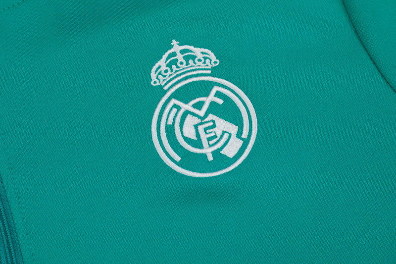 Conjunto de treino Real Madrid 2021 Verde àgua