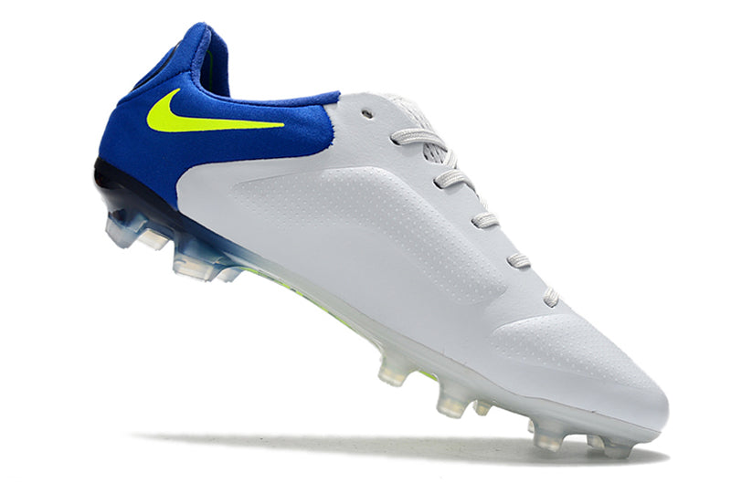 Chuteira de campo Nike Tiempo Legend 9 FG Elite Branco/Azul