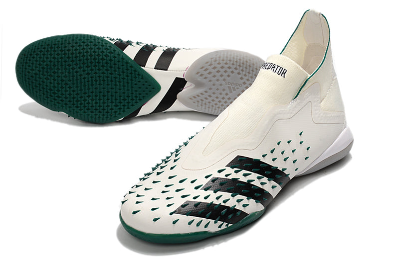 Chuteira Futsal Adidas Predator Freak+ Branco/Verde